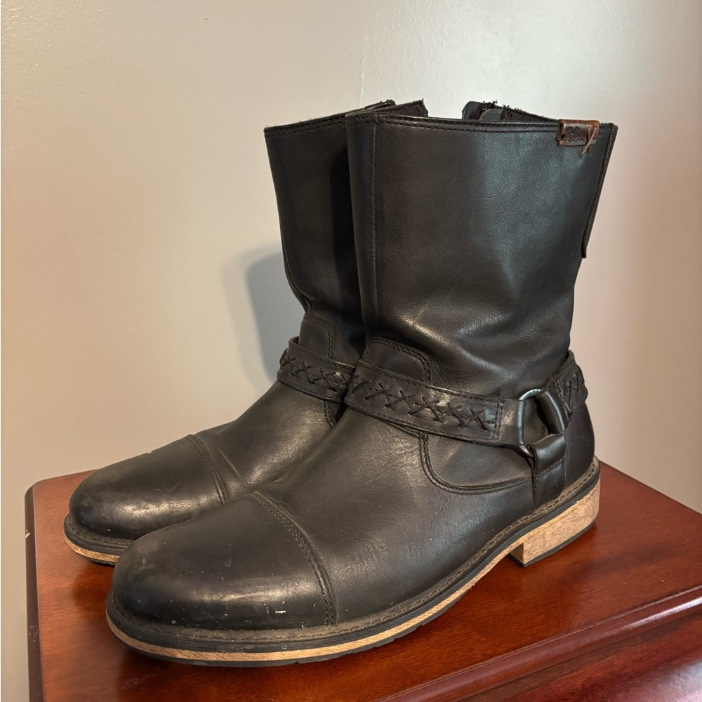 Harley-Davidson Black Leather Riding Boots